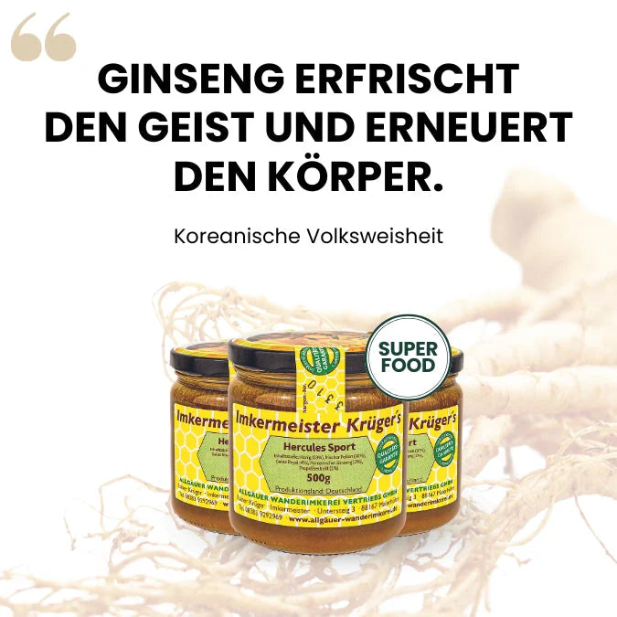 🐝 HERCULES Sport 500g – Natürliche Kraft aus dem Bienenstock