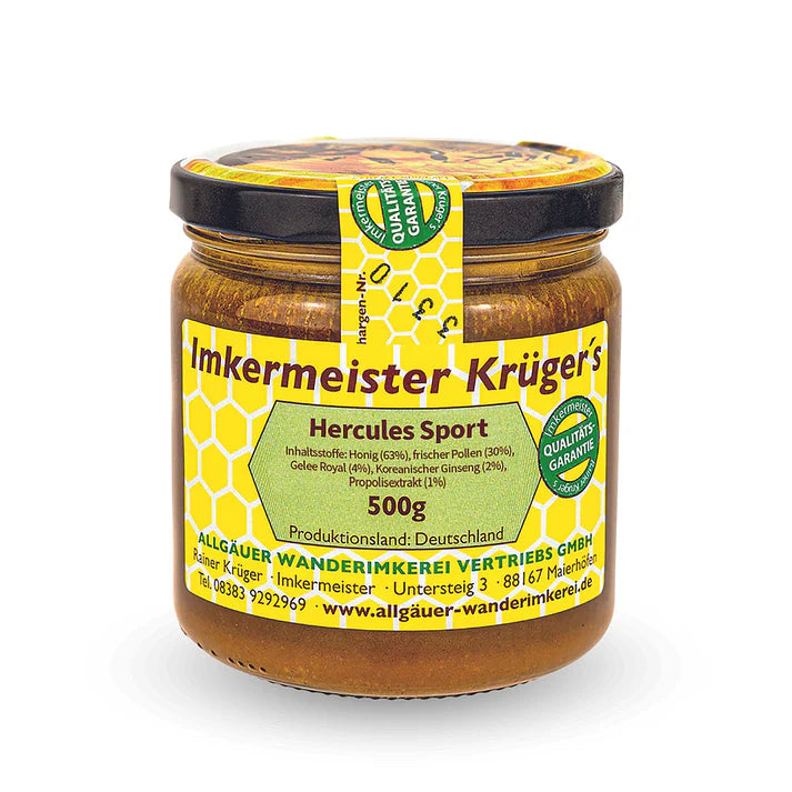 🐝 HERCULES Sport 500g – Natürliche Kraft aus dem Bienenstock