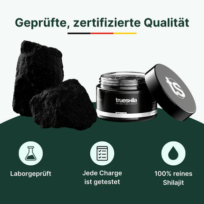 🖤 Trueshila – 100 % bioaktives Premium-Shilajit